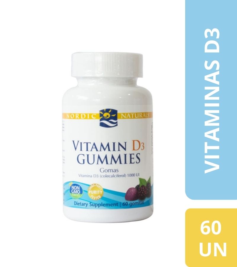 Vitamina D3 Nordic Naturals x 60 Gomitas